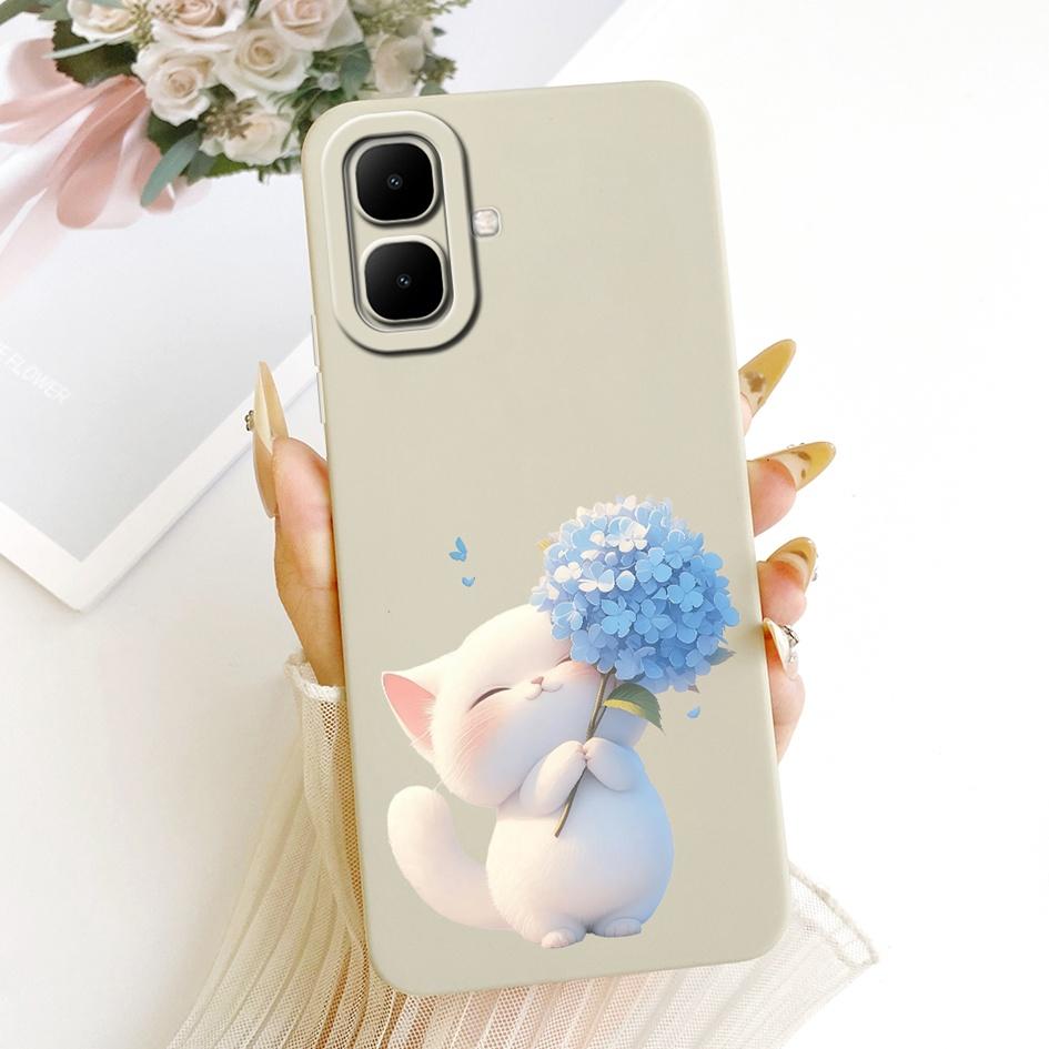 Чехол для телефона Infinix Smart 10 X6725 Чехол Милый Кот Сова Ромашка Рисунок Мягкий Силикон Задняя Крышка Для Infinix Smart10 Чехол