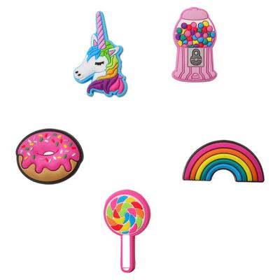 Узор Декор ПВХ Поливинилхлорид Аксессуары для обуви Унисекс Многоцветный