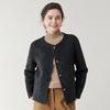 Women's Retro Double-Faced Wool Coat with Metal Buckle - Short/Long, Thickened for Autumn/Winter