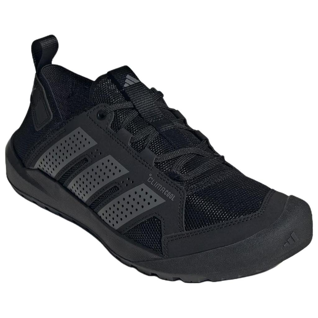 adidas DAROGA 25 Тканевые низкие туристические ботинки Унисекс Черные HQ9170