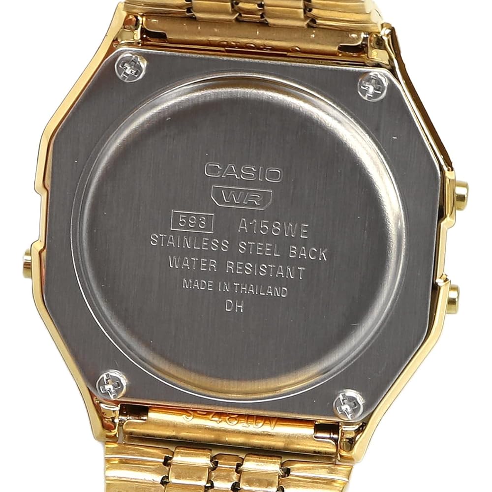 Casio Серия Vintage A158WETG-9A Цифровые часы Золотой Унисекс Детские