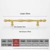Solid Brass French Gold Cabinet Handle for Kitchen, Wardrobe, or Wine Cabinet