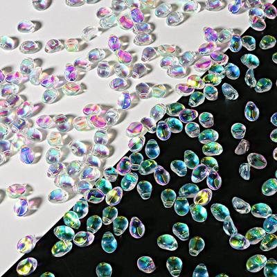 50 шт. 8x6 мм Высокое качество стеклянные лепестки тюльпана бусины для изготовления ювелирных изделий серьги ожерелье аксессуары DIY ювелирные изделия