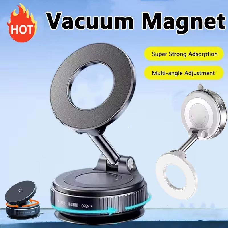 Vacuum Magnet Phone Bracket Multi-angles Adjustment Foldable Strong Magnetic Suck Design Car Holder For Navigation Stand 2026