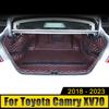 Для Toyota Camry 70 XV70 2018-2022 2023 кожаный защитный коврик для багажника автомобиля ковры крышка багажника интерьер