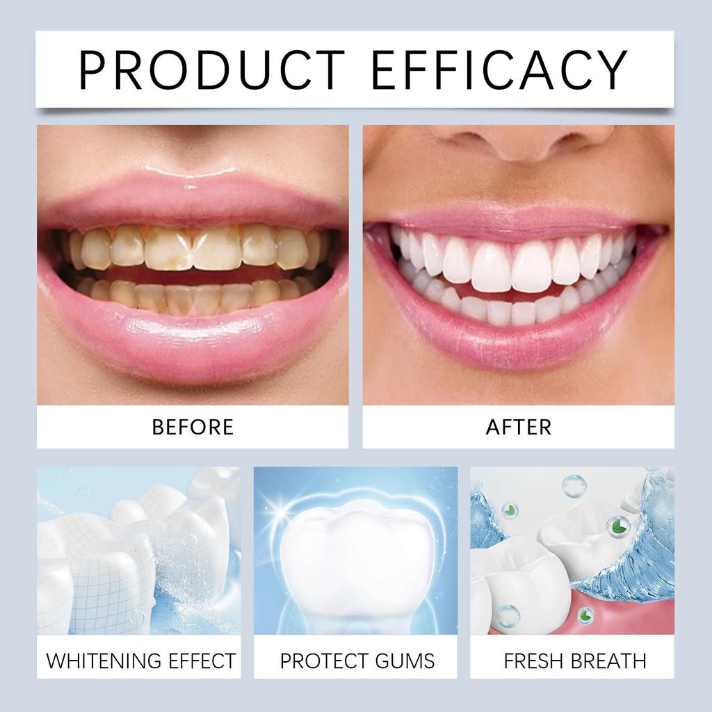 Зубная паста отбеливающий порошок, отбеливающий порошок, порошок для отбеливания зубов, добавляет отбеливающий эффект любой зубной пасте 35 г