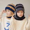 2 шт. Грелка для шеи Детская шапка Шарф Набор Флисовая подкладка Детская Зимняя шапка Шарф для улицы