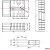 Connecteur Anderson pour batterie - AIMOONSA - 50A - Calibre 6-10 - Cuivre argenté - 12-36V