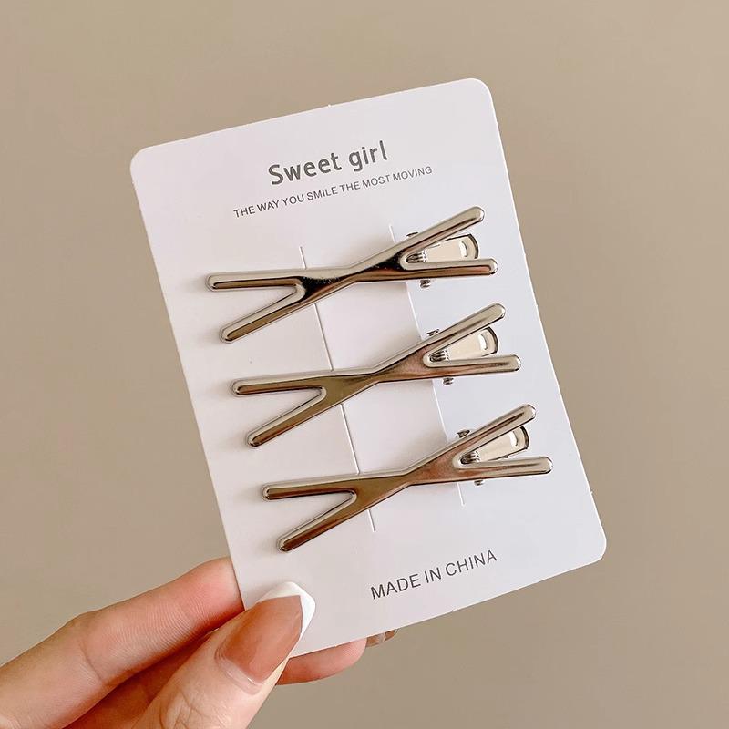 Осенне-зимняя заколка для волос «Кофе»: Женские бесшовные клипсы-уточки, BB и для челки