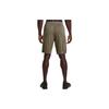 Under Armour Однотонные свободные шорты мужские шорты Tent-зеленый 1306443-361