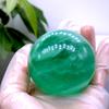 Натуральный флюорит очень тщательно высокий диаметр вес с зеленым флюоритом красивый натуральный необработанный фэн хороший декоративный Новый подарок [TANAKA YA] шар,
