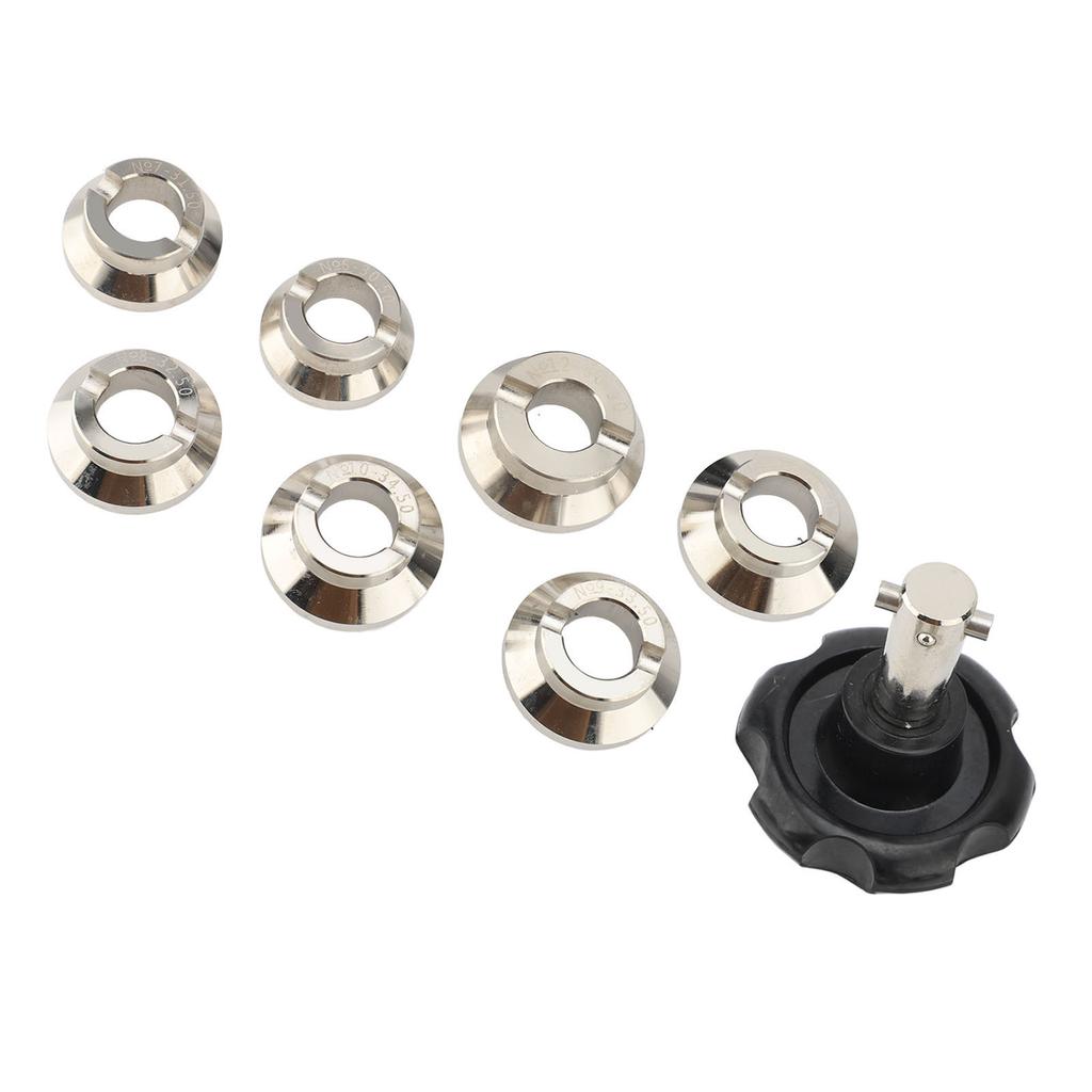 Инструмент для запрессовки часов Набор для ремонта задней крышки Профессиональный набор для запрессовки часов Инструмент для закрытия задней крышки Инструмент для замены батарейки с 7 насадками для