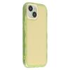 For iPhone 13 Case Inner Wave Pattern TPU+Acrylic Phone Cover