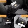 PU Leather Car Tissue Box Holder Interior Accessories Tire Valve For Chevrolet Spark Captiva Cruze Malibu Equinox Trax Camaro