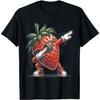 Футболка с принтом 'Dab Strawberry Dancing Dabbing Strawberry Fruit'
