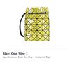 ISSEY MIYAKE Wring Nylon Shoulder Bag, Crossbody Bag Small Women's Light Yellow BB21-AG591-52