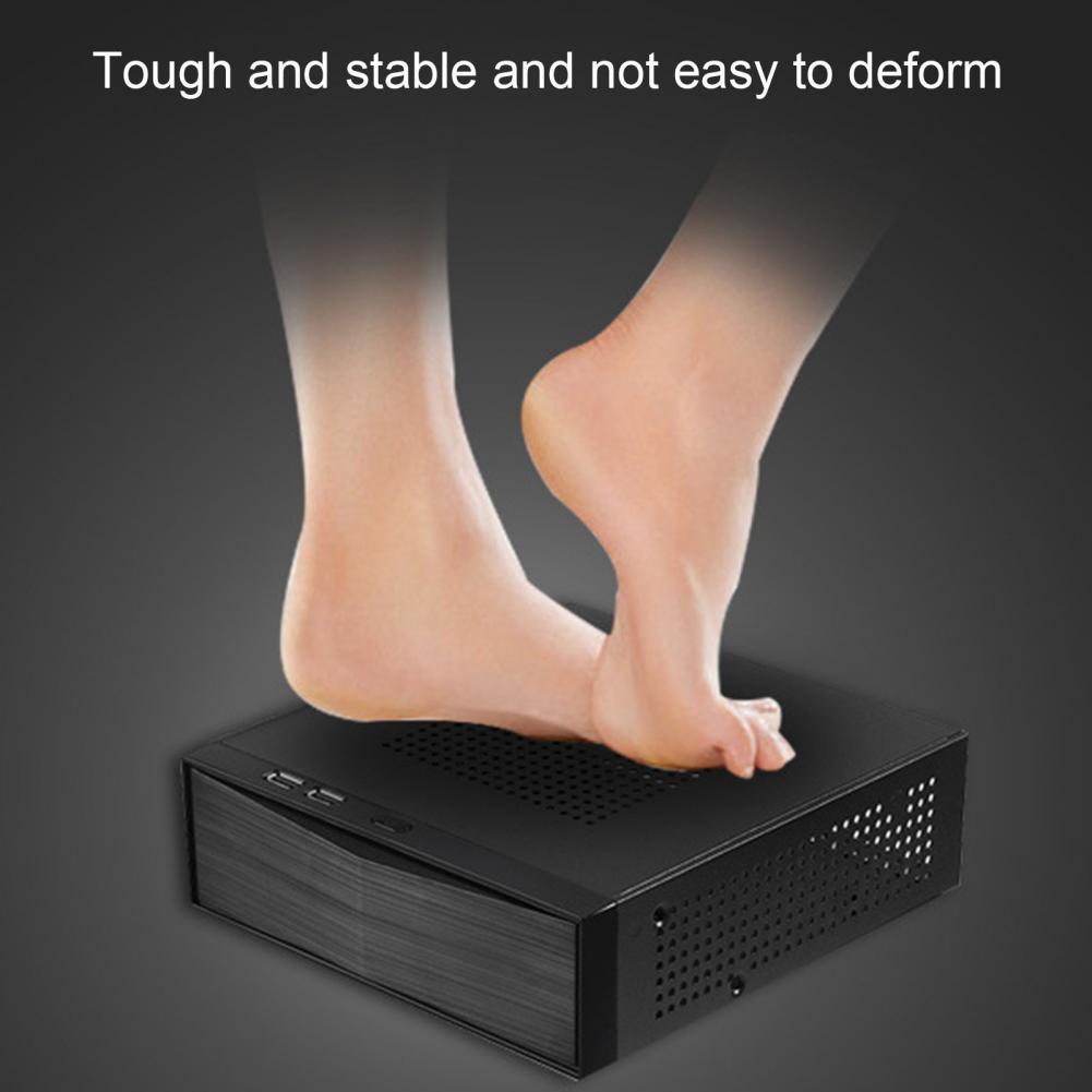 Корпус для мини-ПК, высокопрочный, легкий, игровой компьютерный корпус с отверстием для радиатора, корпус для настольного компьютера USB 2.0 Mini Itx для геймеров