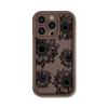Черный подсолнух Для iPhone16ProMax Чехол для телефона 14 Apple 13 Матовый 12/15 Премиум 11