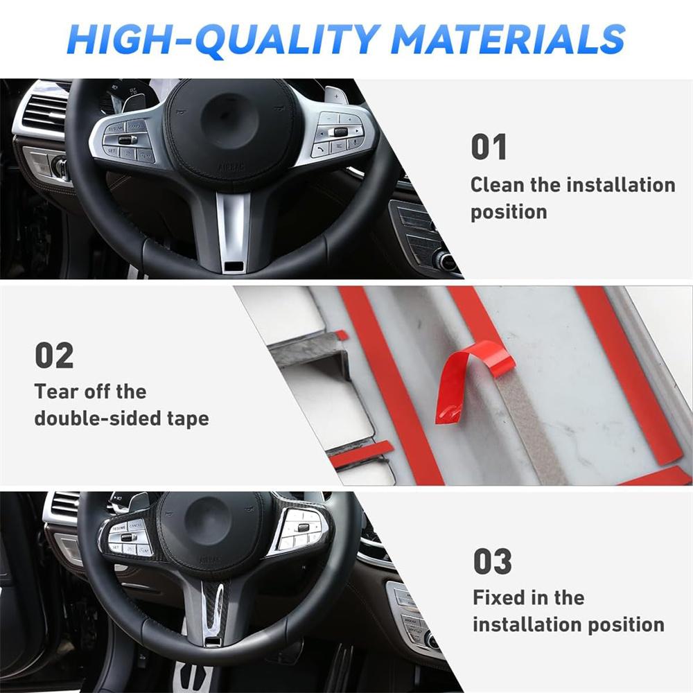 Накладка на руль под карбон для BMW 3 4 серии G20 G42 2019-2023