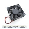 DC 5V 12v 24V 8cm 8010 8015 8025 3pin 4pin Xh 2.54 Brushless Cooling Fan 80x25mm Heatsink Radiator 80x10 80*15 For PC Case GPU