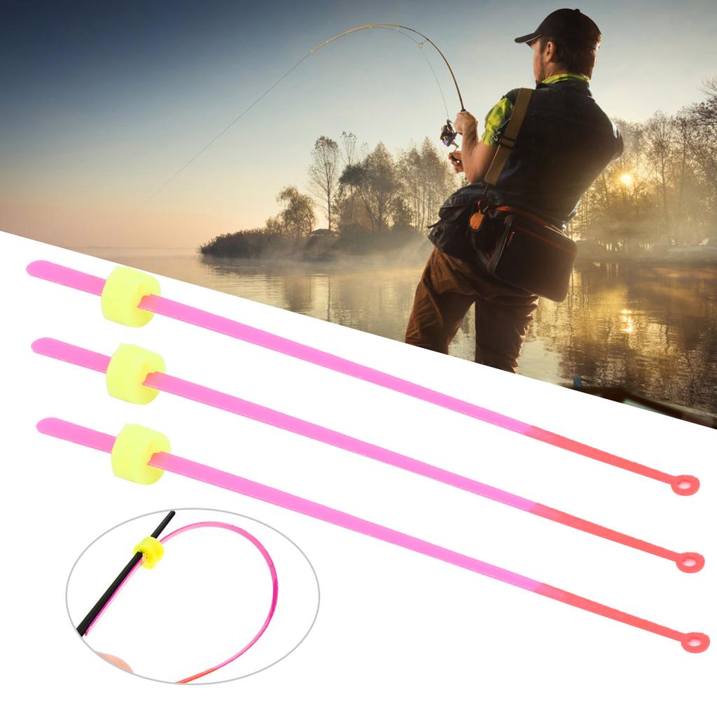 15Pcs Set Mini Winter Ice Fishing Rod Front End Section Pole Tip Fishing Accessories12CM
