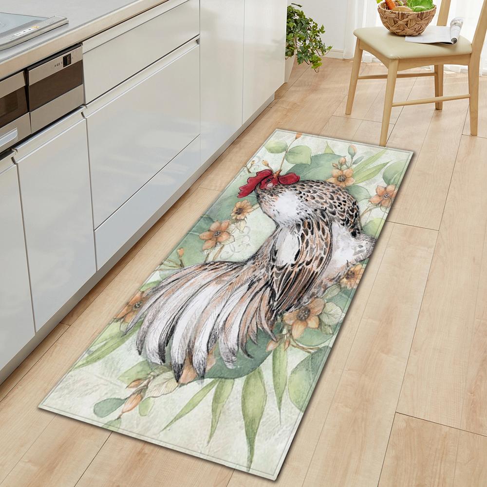 Коврик для пола на кухне, коврик для входа в ванную комнату, декор гостиной, длинный ковер для спальни, коридора, балконной двери, нескользящий коврик для ног