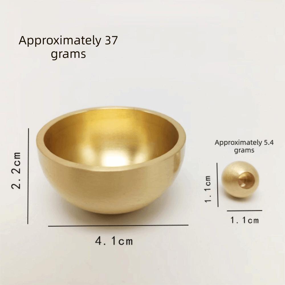 Portable Mini Singing Bowl Sanskrit Brass Singing Bowl Mini Singing Bowl Set Mindfulness Practice