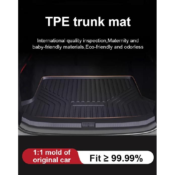 Car Trunk Mat For Mini Cooper J01 2025 Accessories SE Hatch 3-doors 2026 TPE Car Boot Tray Liner Waterproof Mats Car Accessories