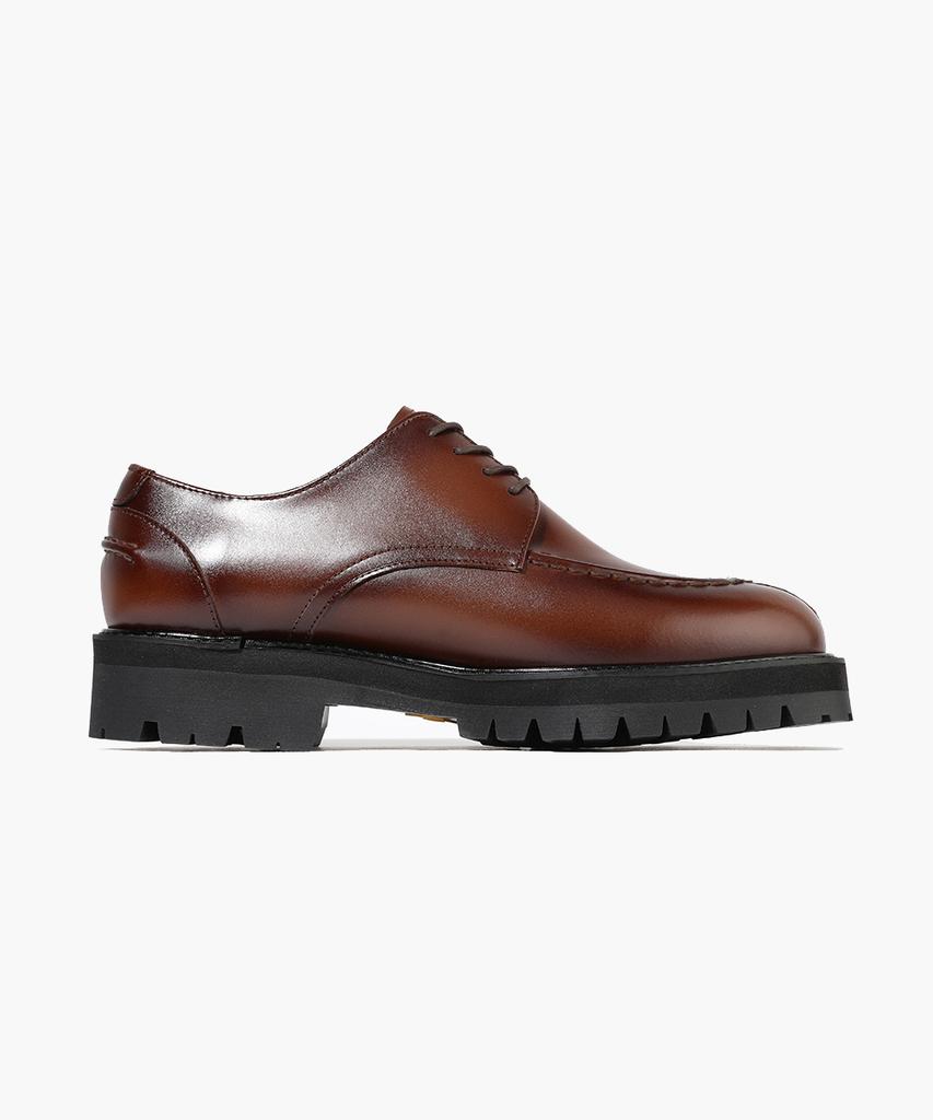 Firenze Atelier [Vibram] Classic Y-Tip Commando Sole Derby 6003 [Wine Brown]