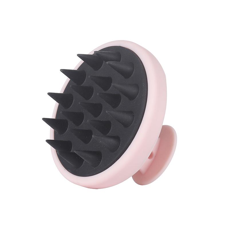 Женская силиконовая массажная щетка для кожи головы для влажного и сухого использования - Расческа для мытья волос