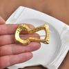 French Style Keyhole Brooch Vintage Metal Glossy Brooch Exquisite Coat  Pin  Gift