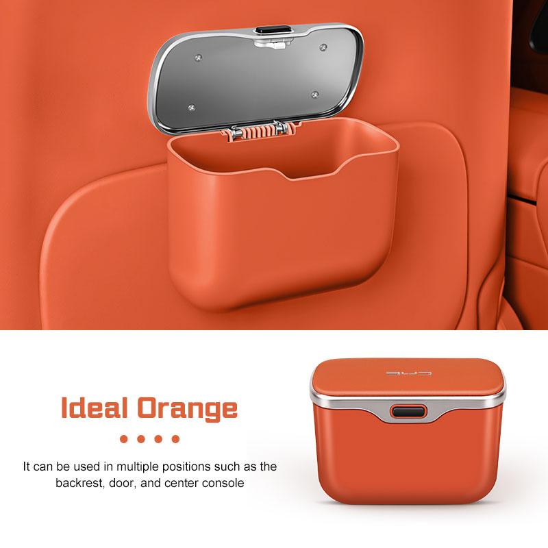 HECRD1 Car Trash Can For BYD sealion 6 7 SEAL U Dolphin ATTO 2 3 4 Seagull shark 6 Song Plus Tang DMI Car Door Storage Box Garbage Bin