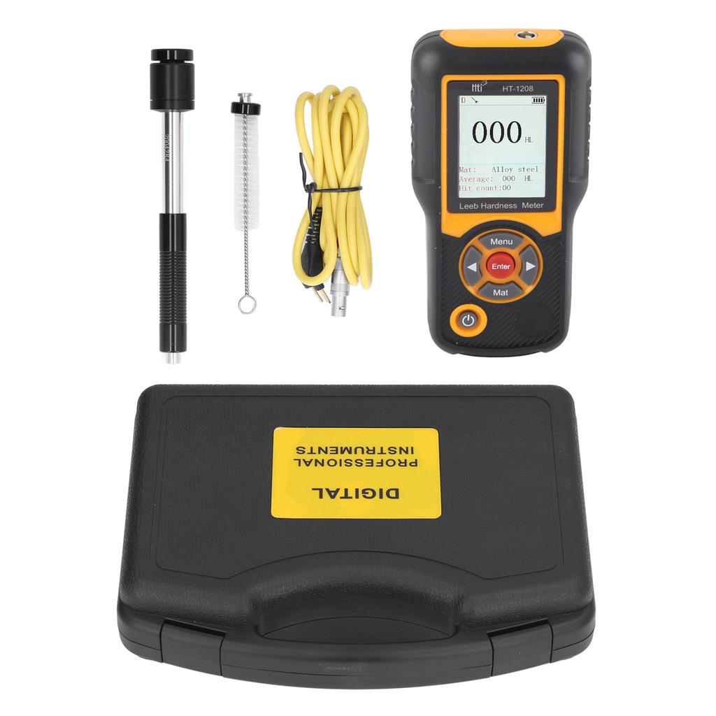 Digital Hardness Tester ABS High Accuracy Hardness Meter Durometer Scale with Color Screen Digital Hardness Tester