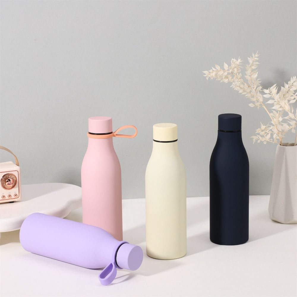 304 Stainless Steel Insulation Cup With Handle Large Capacity Thermos Water Bottle Student