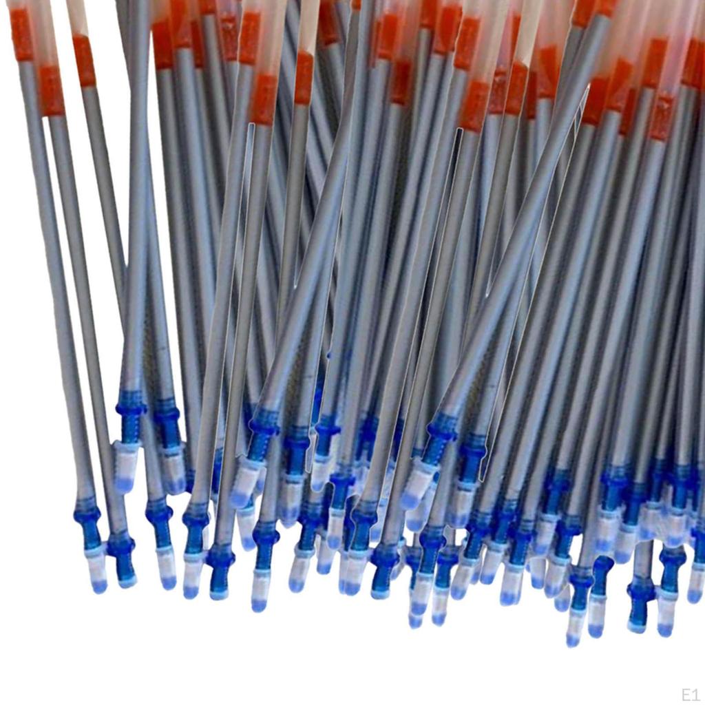 100 шт., серебряный кожаный стержень для маркировочной ручки для резки ткани, аксессуары для кожевенного ремесла