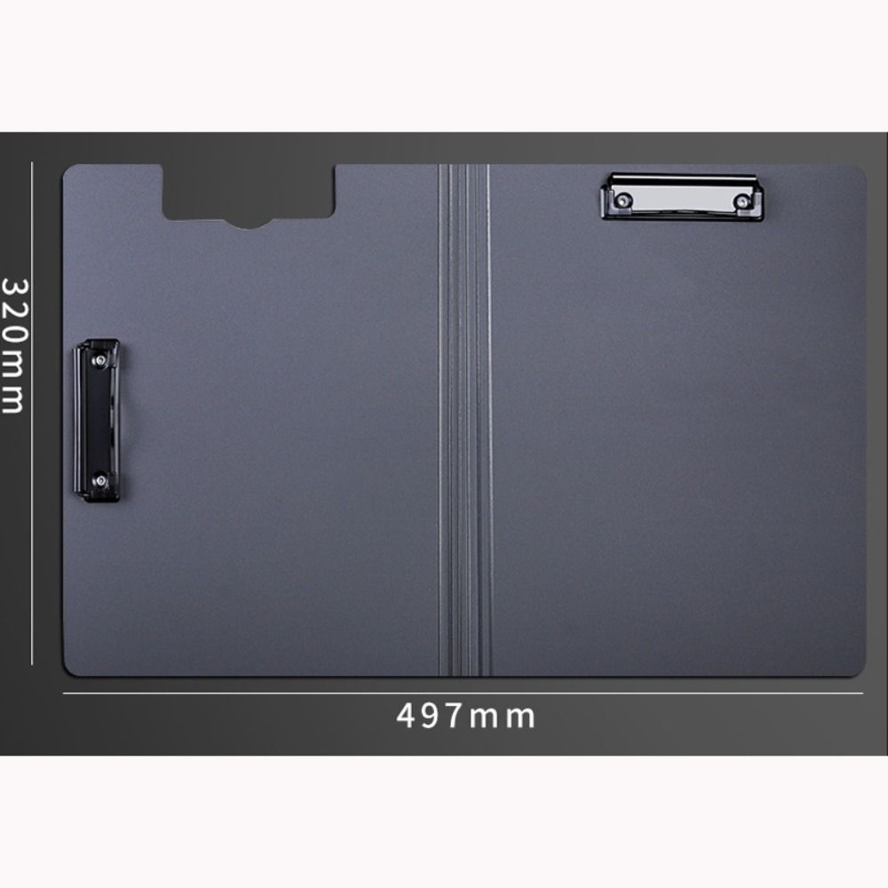 With Double Clips Clipboard Dual Use Memo Clip Board Fashion A4 File Folder Creative Stationary
