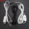 JCD 1pcs 5V Switch Power Supply Wire USB Male to 2 Core Connection Cable 501 Button ON OFF For LED Strip Lamp Bulb Light DIY