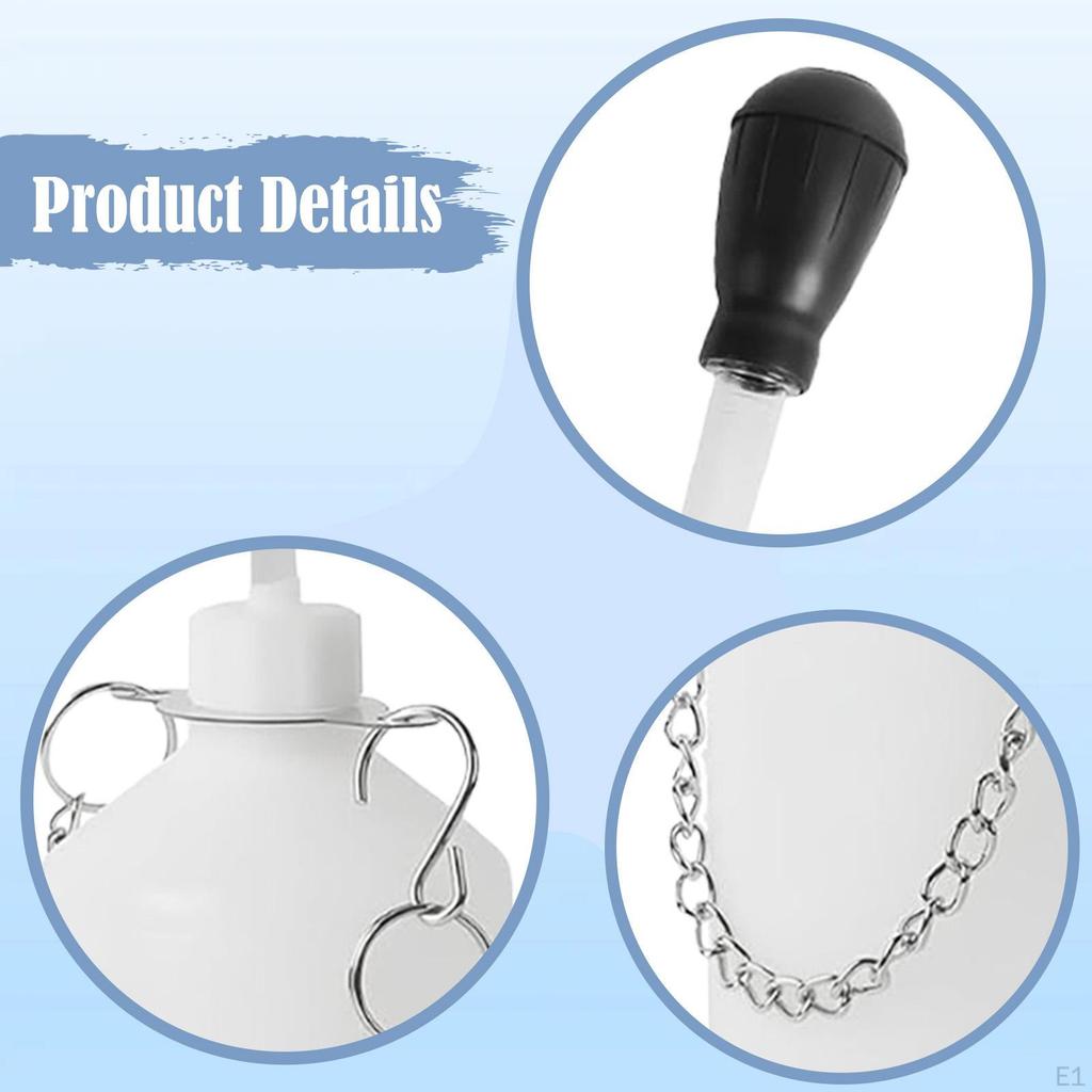 1L Brake Bleeder Bottle Automotive Accessory Easy Carrying Fluid Bleeding Tool for Vehicle