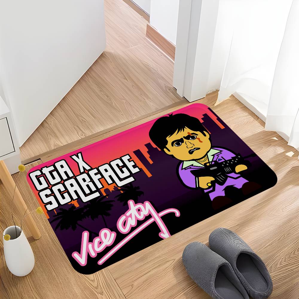 Movie Scarface Door Mat Nordic Style Bedroom Living Room Doormat Home Balcony Anti-Slip Alfombra