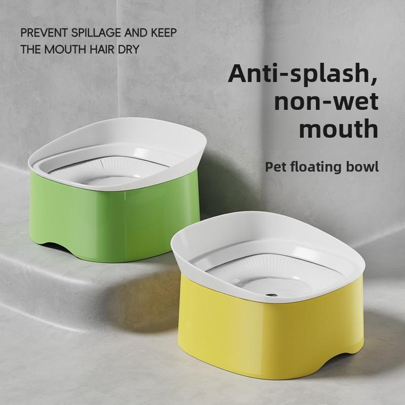 Pet Floating Water Bowl Pp Material For Large Dogs And Small Dogs With Elevated Design For Easy Drinking