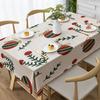 Рождественская декоративная скатертькухонная скатерть для ресторанаскатерть для пикника на открытом воздухеукрашение для праздничной вечеринки