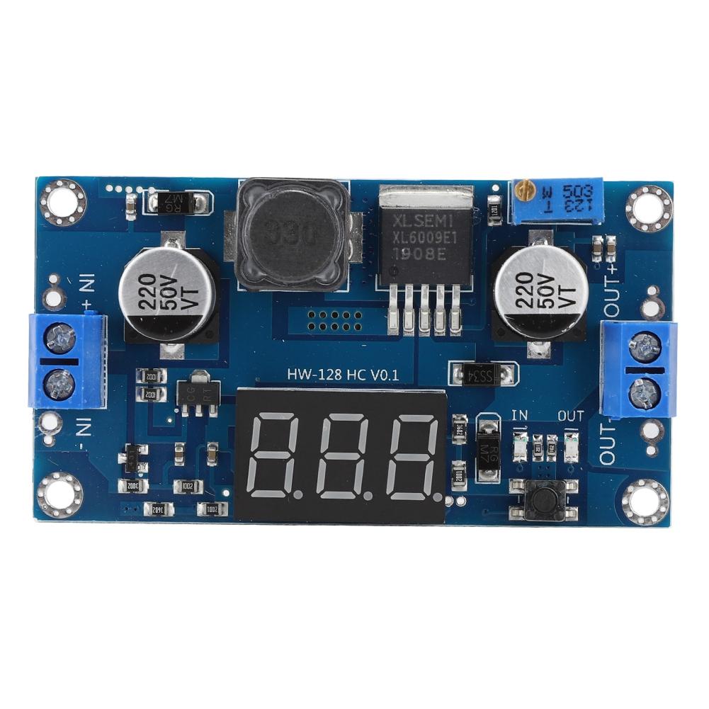 DC DC 4.5V 32V To 5 55V Adjustable Boost Converter Module With Voltmeter Display