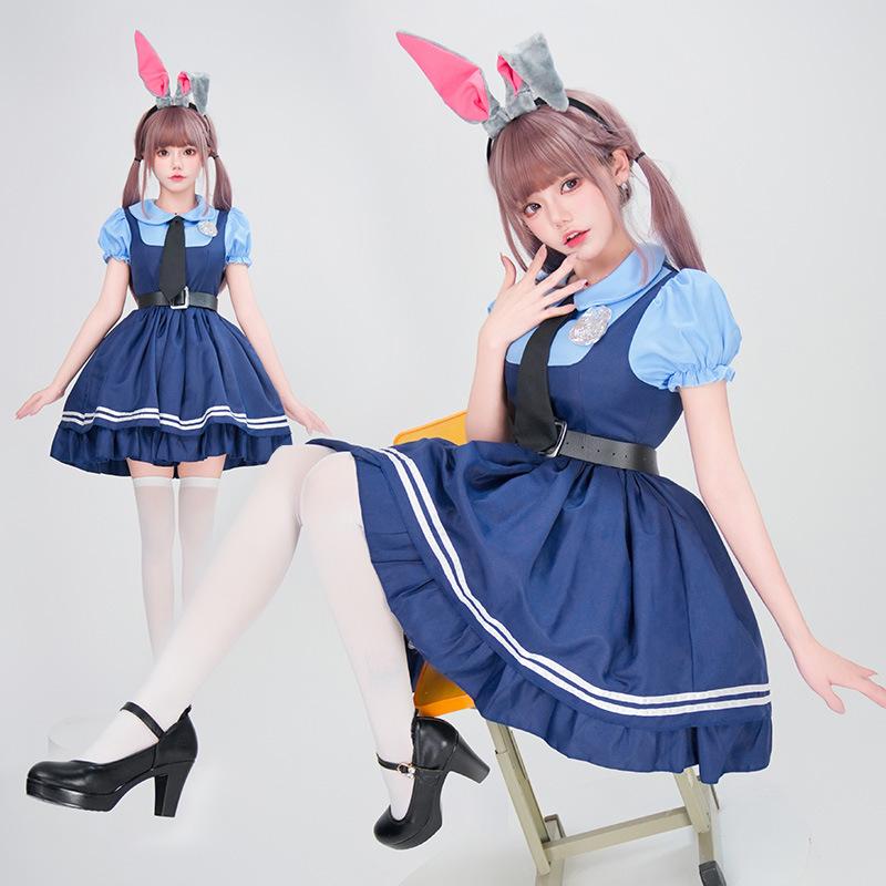 Зверополис Джуди Зайчиха полицейский косплей костюм для взрослых косплей сценический костюм