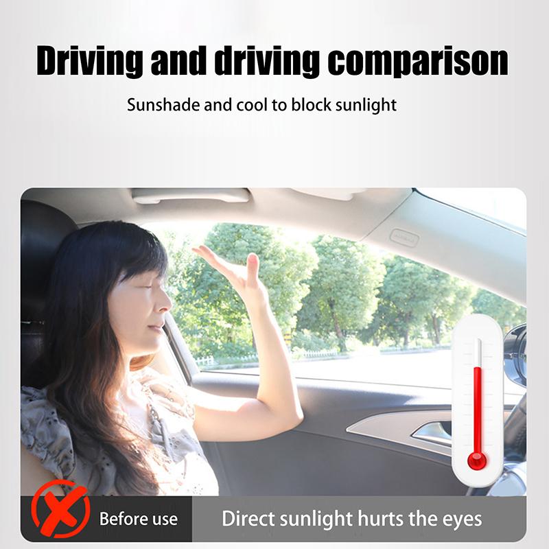 4-слойный солнцезащитный козырек для бокового окна автомобиля, сверхлегкие электростатические шторы, защита от солнца для ребенка, 99,9% УФ-блокер