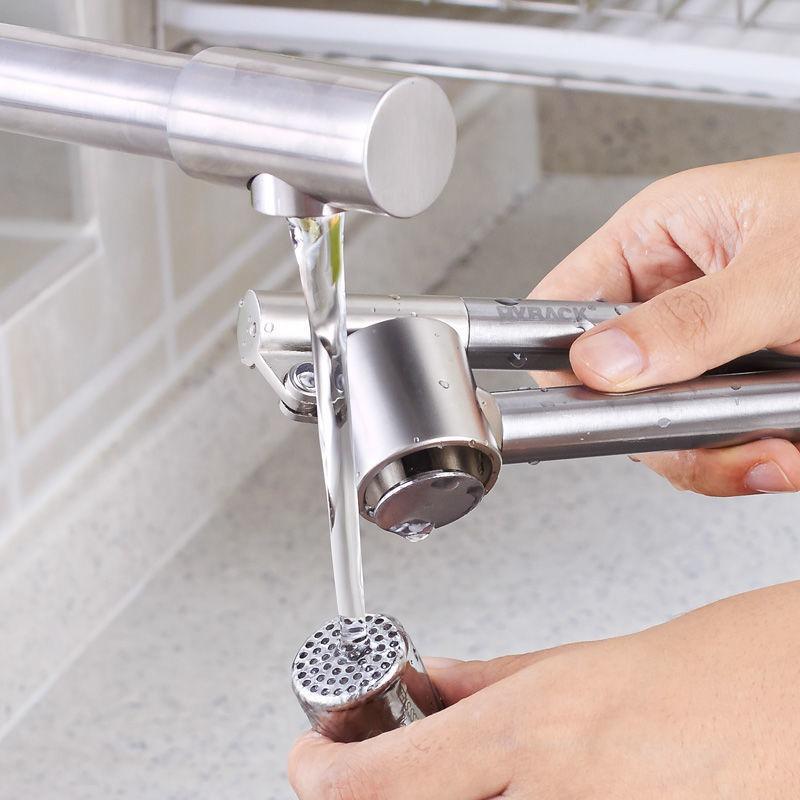 Измельчитель чеснока из нержавеющей стали, съемный, можно мыть в посудомоечной машине, многофункциональный, для имбиря, чеснока, устойчивые к ржавчине кухонные гаджеты