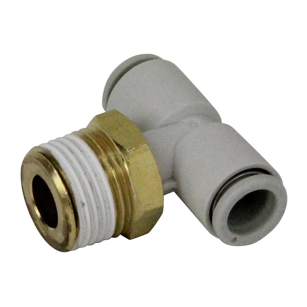 SK11 pipe tee union for (SK11) One-touch fitting, double-ended tubing, KQ2T08-03AS