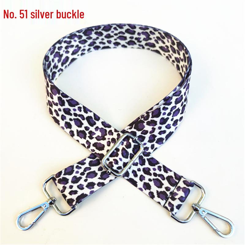 Colorful Ethnic Leopard Print Crossbody Bag Strap - Extended & Widened Replacement for Women's Shoulder Bags