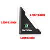 2/4Pcs Car Front Door Corner Anti-Scratch Protector Cover Sticker For Skoda Octavia A5 3 2 VRS Vision Kodiaq Favorit Rapid Fabia agr411