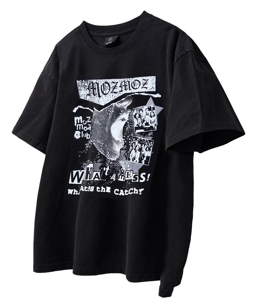 MOZMOZ [Set] Graphic Pigment Oversized Short Sleeve T-Shirt Part02
