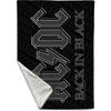 AC/DC Back In Black Sherpa Fleece Blanket